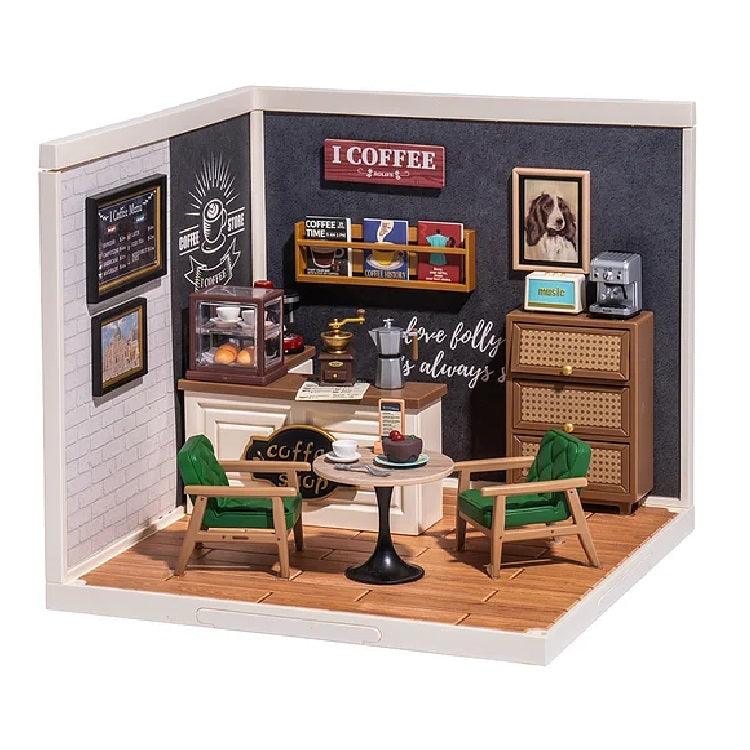 Dollhouse miniature best sale room box kits