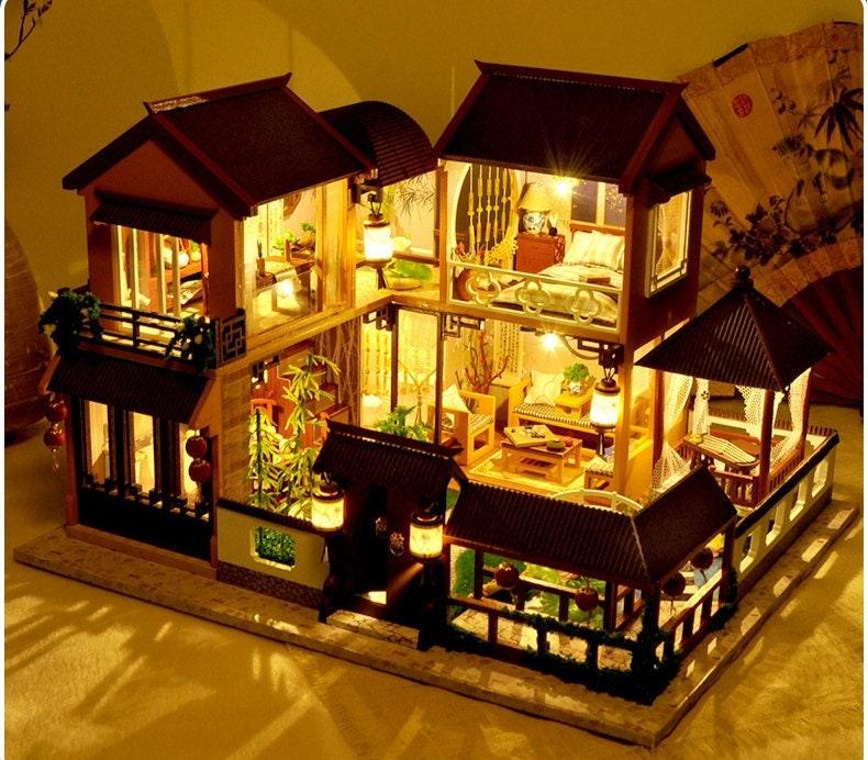DIY Doll House Kit - Japanese Dollhouse Kit - DIY Japanese Cottage Dol –  Rajbharti Crafts