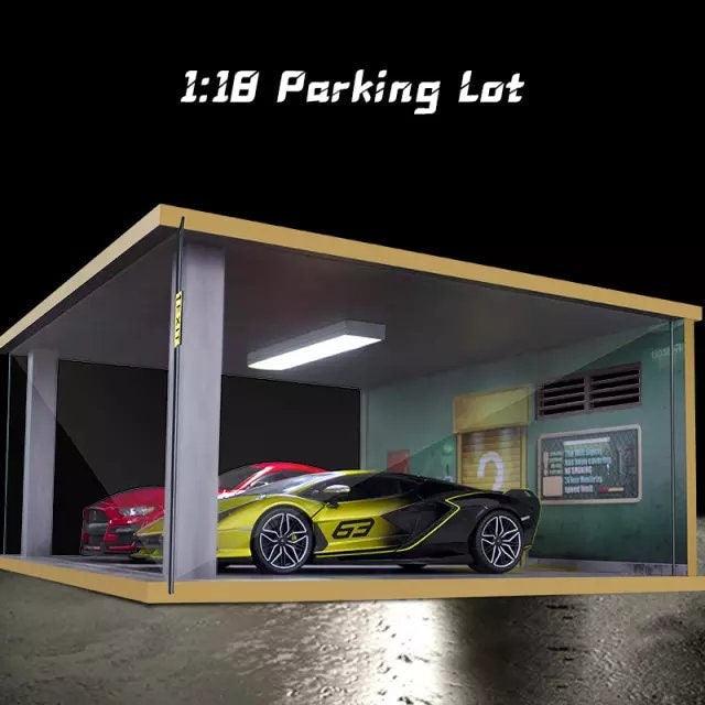 2 storey Diorama Garage Diecast Garage 1 64 scale 3D model 3D
