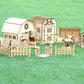 DIY Wooden Farm House Miniature With Horse Cart - Wooden Puzzles - Crafts Kit - Rajbharti Crafts