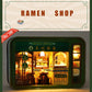 DIY Dollhouse Kit Snail Noodle Shop Shaxian Snack Ramen Shop Box Theatre Dollhouse Miniature Box Dollhouse DIY Home Decor Gift Box Dollhouse