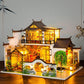 DIY Dollhouse Kit Poetic Charm Japanese Style Dollhouse With Moonlight & Lotus Pond Japanese Miniature Dollhouse Holiday Crafts - Rajbharti Crafts