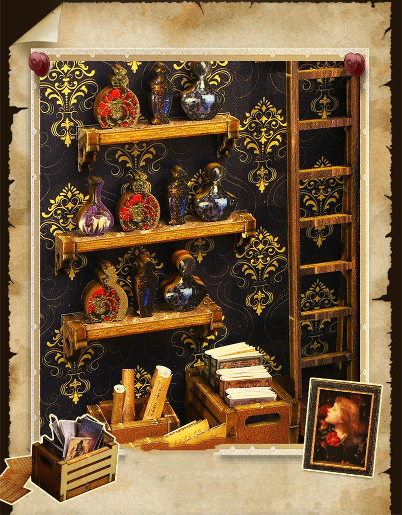 Detective Agency Book Nook Detective Book Shelf Insert Mystery Booknooks - Rajbharti Crafts