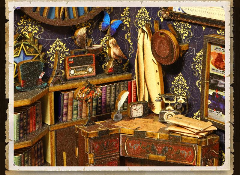 Detective Agency Book Nook Detective Book Shelf Insert Mystery Booknooks