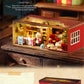 Building Block Town Combination Style Doll House DIY Dollhouse Kit Six Story Bella's Living Room Harry's Kitchen Ava's Workshop Gary's Books