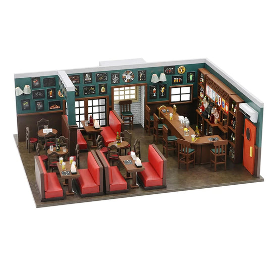 New York Pub Casa Doll Houses Miniature Bear Bar Restaurant How I Met Your Mother Miniature