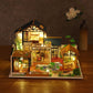 DIY Dollhouse Kit Traditional Garden Villa Japanese Dollhouse Miniature - Rajbharti Crafts
