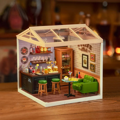 Leisurely Cheers Bar DIY Plastic Miniature House Super Creator Series DW012