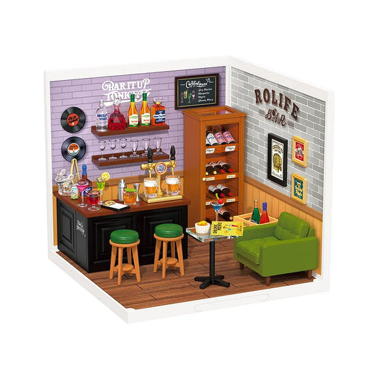 Leisurely Cheers Bar DIY Plastic Miniature House Super Creator Series DW012