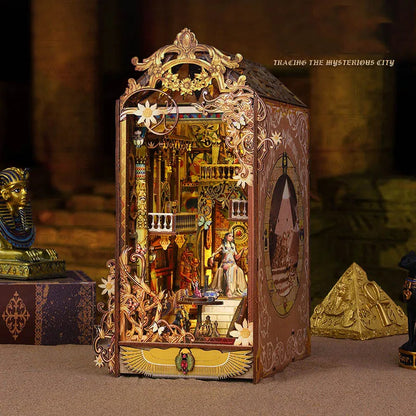 Tracing The Mysterious City DIY Book Nook Kit Ancient Egypt Culture Miniature Scenery