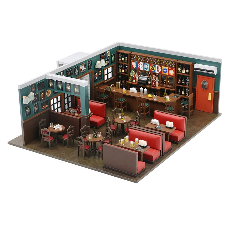 New York Pub Casa Doll Houses Miniature Bear Bar Restaurant How I Met Your Mother Miniature