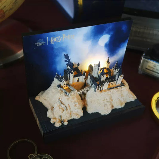 Magic Castle 3D Note Pad - School OF Magic Creative Memo Pad -  Omoshiroi Block