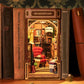 Shakespeare Library DIY Book Nook Kit Retro Bookstore Book Nook - Rajbharti Crafts