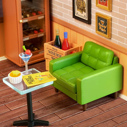 Leisurely Cheers Bar DIY Plastic Miniature House Super Creator Series DW012