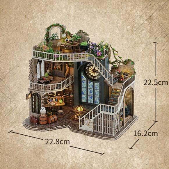 DIY Wooden Doll Houses Magic House Casa Miniature Building Kits with Furniture - Rajbharti Crafts