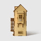 DIY Dollhouse Kit Wooden Miniature Diagon Alley Shops Owl Post Miniature Magical World Miniatures