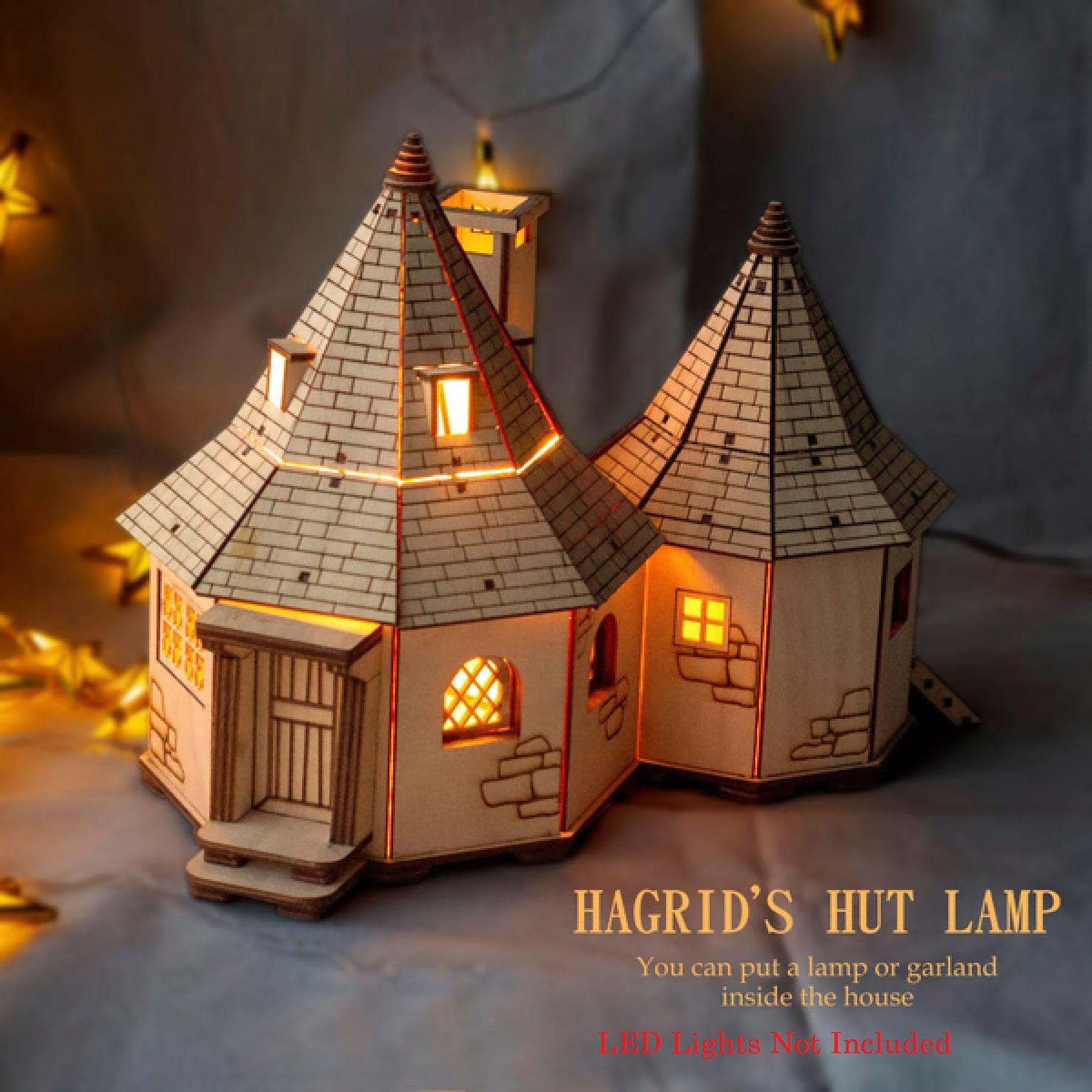 DIY Dollhouse Kit Wooden Miniature Diagon Alley Shops Hagrid's Hut Miniature Magical World Miniatures - Rajbharti Crafts