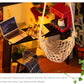 Duplex Apartment Miniature Dollhouse Kit Vacation Living Cozy House Miniatures