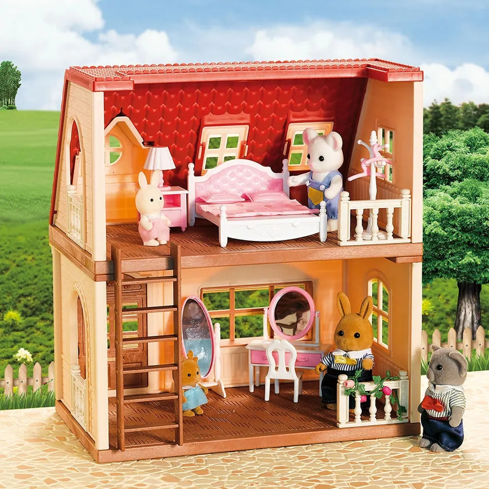 Sylvanian Families Combinaison Villa Miniature Dollhouse Forêt Villa Familiale