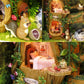 Miniature Frame Nut's Station Diorama Wall Frame Miniature Dollhouse Kit Best Gift Idea