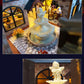 Fairy Castle DIY Dollhouse Kit Large Size Mansion Dollhouse Miniature With LED - Rajbharti Crafts