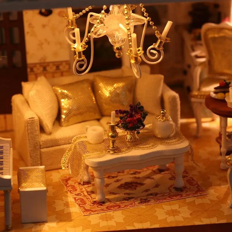 Dickens Village DIY Miniature Dollhouse Kit Cottage Villas Miniatures