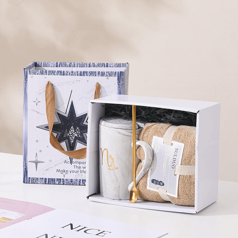 Mug & Towel Gift Sets Wedding Favours Return Gifts Corporate Gifting Business Gift Sets - Rajbharti Crafts