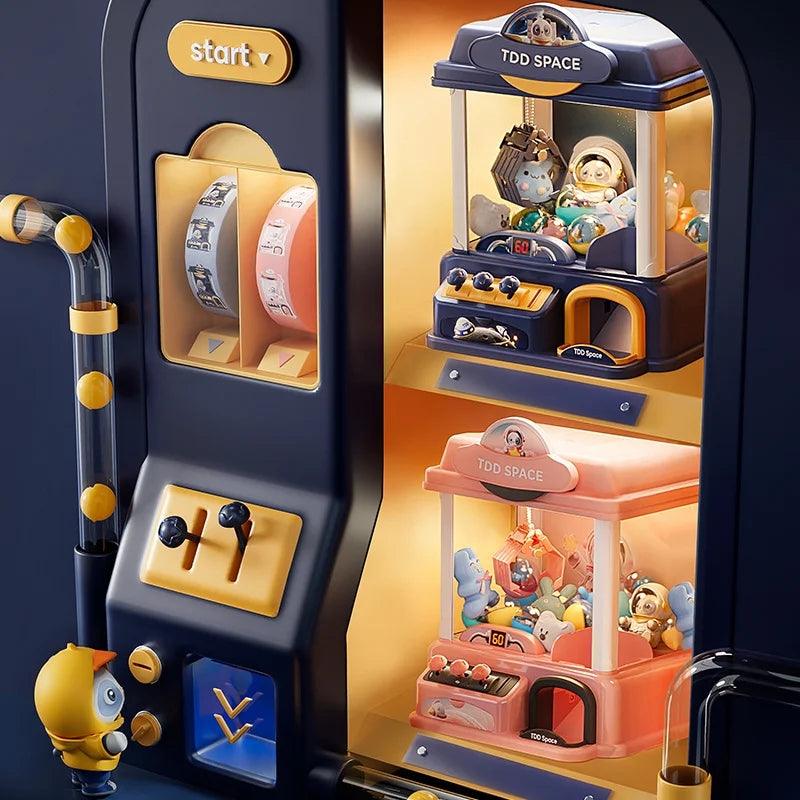 Toy Claw Machine Arcade Game Candy Grabber & Prize Dispenser Vending Machine Toy for Kids Best Birthday Gifts Claw Crane Games