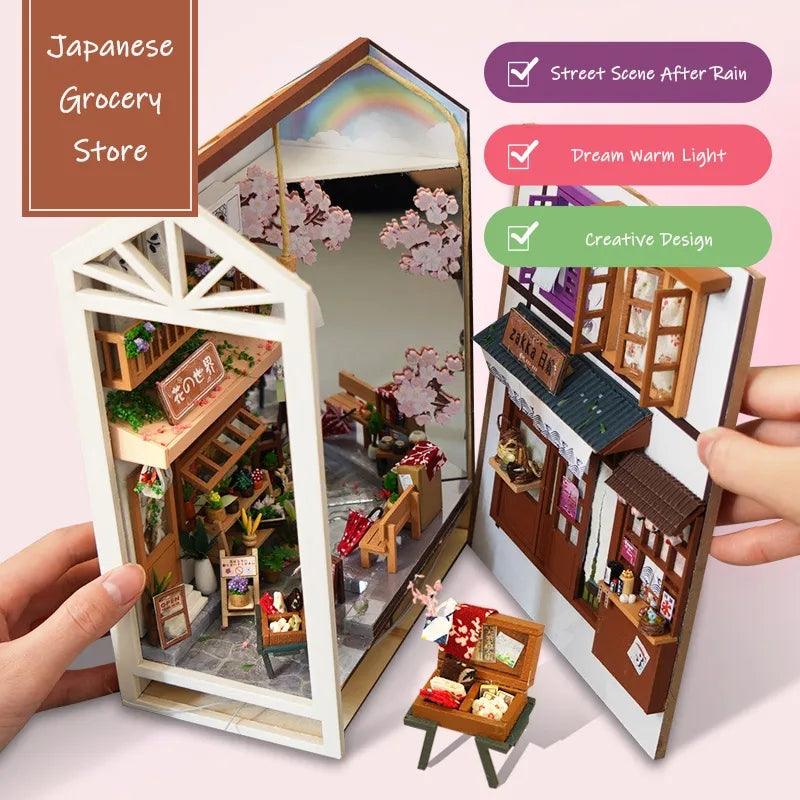 DIY Book Nook Kit - Japanese Grocery Shop Book Nook Japanese Alley