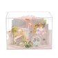 DIY Dollhouse Kit - 2 In 1 Wedding Scenery Miniature Marriage Dollhouse - Wedding Dollhouse Gifts - Wedding Gifts Bride Groom Gifts Birthday
