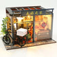 Japanese Style DIY Dollhouse Kit Miniature House with Furniture Japanese Villa Style Miniature Dollhouse Kit With Cover - Rajbharti Crafts
