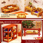 DIY Dollhouse Kit Japanese Villa Ancient Chinese Style Capital City Doll House Large Size Birthday Gift Miniature House