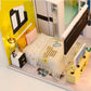 Dollhouse Kit DIY Miniature Toys With LED Lights 3D Dollhouse With Furniture Mini Children World Modern Home Miniature