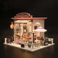Chocolatier Shop Dollhouse Cafe DIY Dollhouse Miniature Dollhouse Kit Adult Craft Kit Birthday Christmas Gift