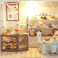 DIY Dollhouse Kit Miniature Shop Dollhouse In 3 Styles - Bridal Shop - Cake Shop - Flower Shop Best Children&#39;s Gift Adult Craft Kits DIY Kit