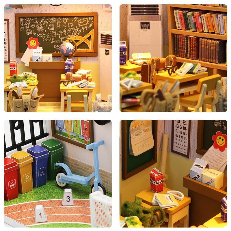 Diy miniature hot sale classroom