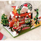 Christmas Dollhouse Santa Safari DIY Dollhouse Kit with Gift Box Miniature Kit Adult Craft Best Christmas Gift Birthday Gift for Children