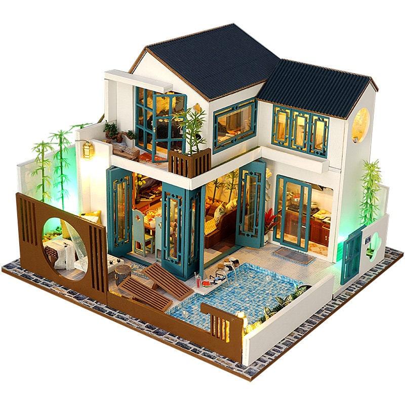 Bungalow 2024 dollhouse kit