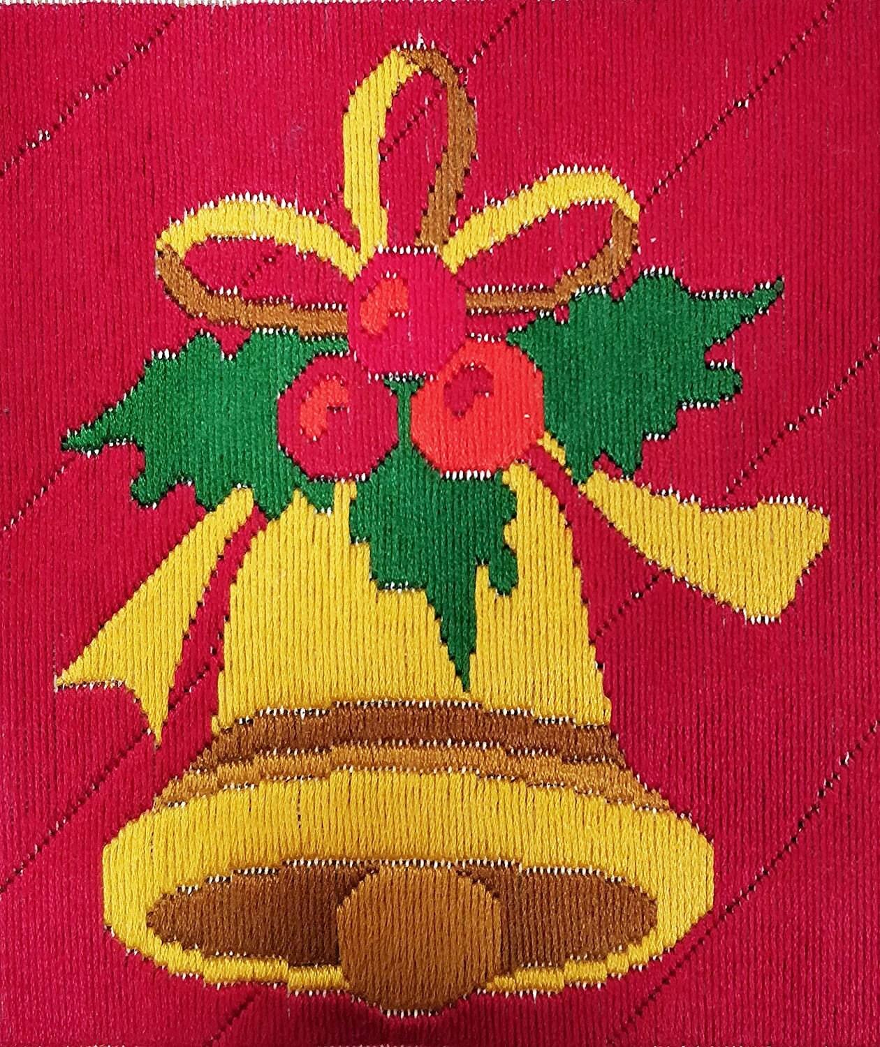 DIY Stitch Kit Christmas Special Embroidery Kits - Santa - Candy - Jingle Bell - Christmas Tree - Snow Man For kids gift purpose, home decor - Rajbharti Crafts