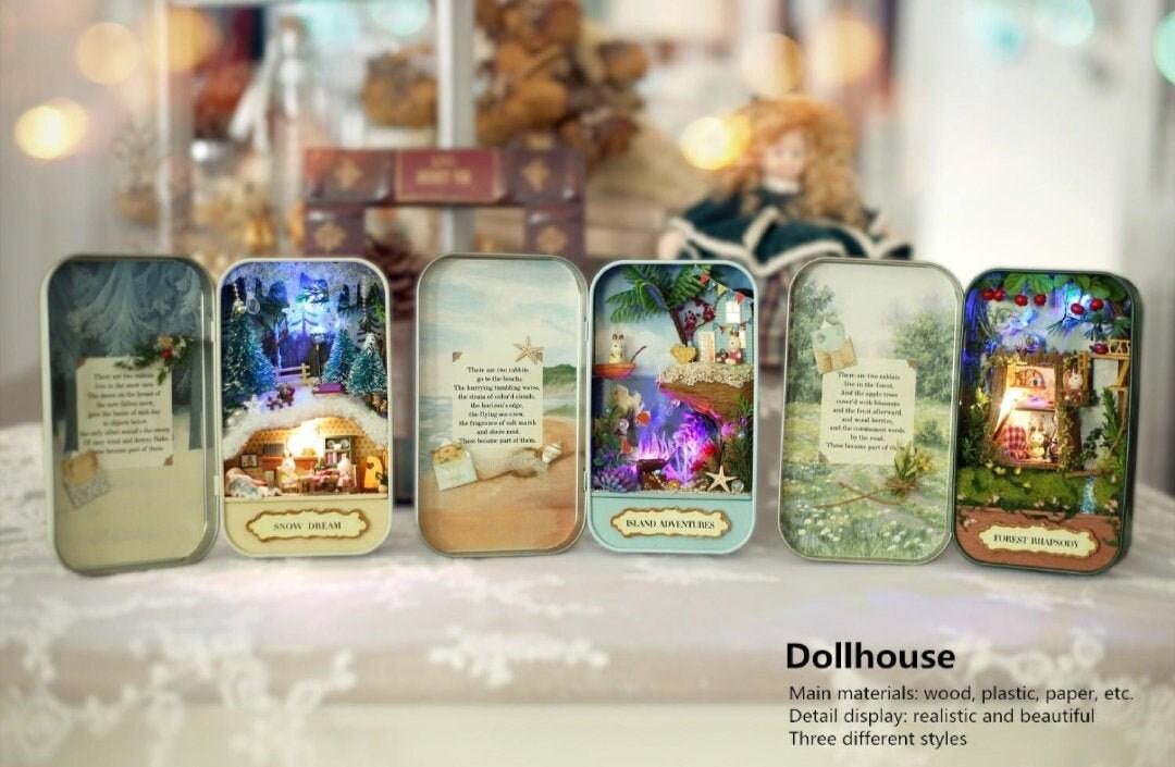 DIY Dollhouse Kit Box Theatre Dollhouse Miniature Box Dollhouse DIY Kit Adult Craft Home Decor Gifts Box Dollhouse - Rajbharti Crafts