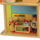 Kids Pretend Play Simulation Toy Dollhouse Large Size Dollhouse Made with Original Solid Wood Large With Furniture Best Children Gift Toy
