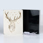 Merry Christmas Shadow Box - 3D Paper Cut Light Box - Christmas Light Box - Wall Hanging - Paper Cut Lamp - Decorative 3D Night Lamp - Deer