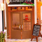 Rainbow Cafe DIY Dollhouse Kit Coffee Shop Dollhouse Miniature - Style Cafe Dollhouse Adult Craft Kit