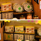 DIY Dollhouse Kit Tea Shop Sushi Restaurant Meat Shop Momos Shop Bakery Dollhouse Ancient Times Classical Shop Chinese Style Dollhouse