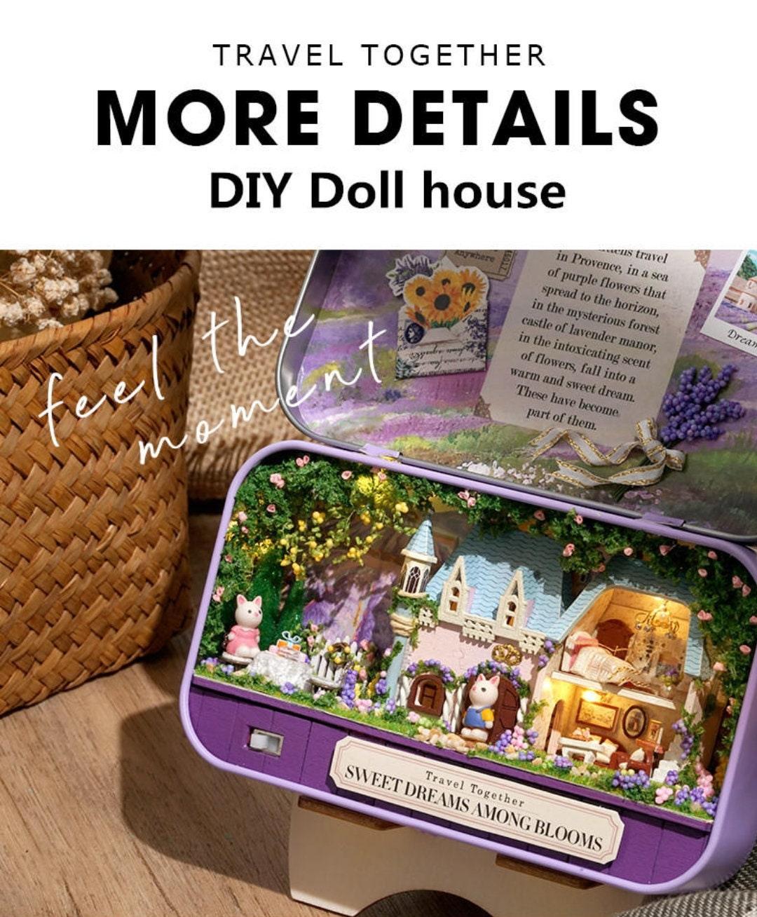 DIY Dollhouse Kit Box Theatre Dollhouse Miniature Box Dollhouse DIY Kit Adult Craft Home Decor Gifts Box Dollhouse - Rajbharti Crafts