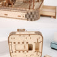DIY Wooden Puzzle Kit - Ferris Wheel Mechanical Wooden Puzzle Kit With Musical Movement Box - DIY Wooden Puzzle - Wooden Miniature Dollhouse