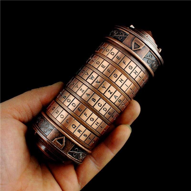 Original - The Da Vinci Code Cryptex Proposal Gift - Ring Case - Ring Box - Romantic Gift Idea For Valentine Day - Engagement - Wedding Gift - Rajbharti Crafts