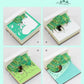 Tree House Miniature Model Building 3D Note Pad - Creative Memo Pad - Omoshiroi Block - DIY Paper Craft - Stationery Toys With LED - Gifts