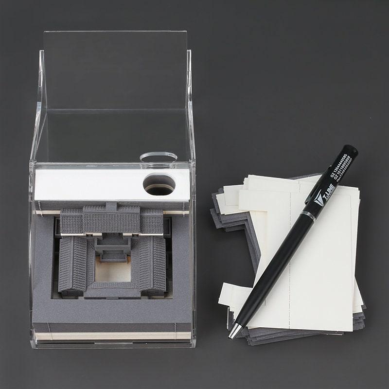 Japanese Architect Miniature Model Building 3D Note Pad - Art Memo Pad - Omoshiroi Block - Post Notes - DIY Paper Craft - Stationery Gifts