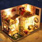 DIY Dollhouse Kit - Modern Living Room Miniature Dollhouse Kit - Duplex Apartment Doll House Kit - Birthday, Christmas Gift Adult Craft
